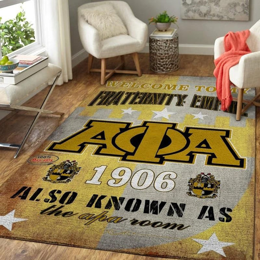 Welcome To My Empire Alpha Phi Alpha Area Rug | Getteestore