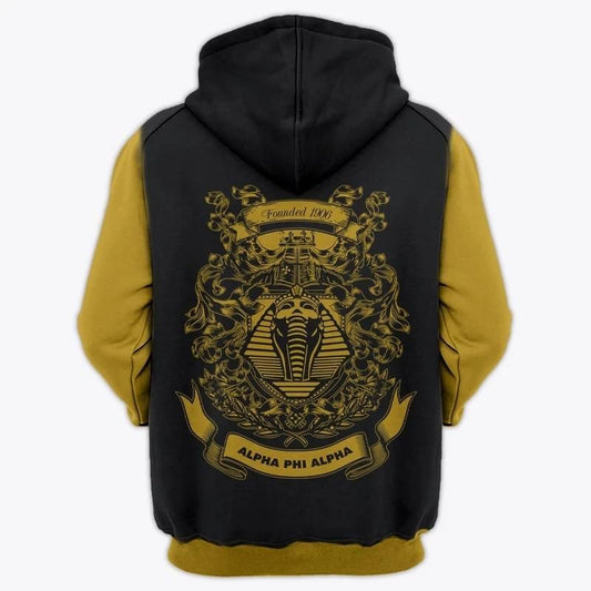Royal Alpha Phi Alpha Zip Hoodie | Getteestore