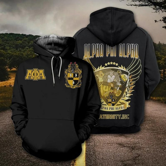 Shield Of Alpha Phi Alpha Pullover Hoodie | Getteestore.com