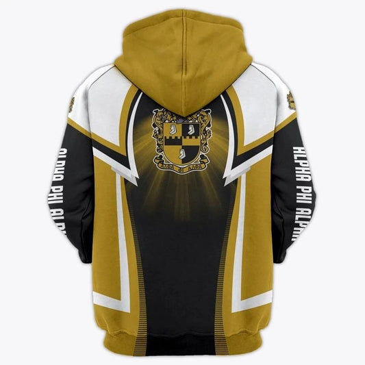 Shining Alpha Phi Alpha Zip Hoodie | Getteestore