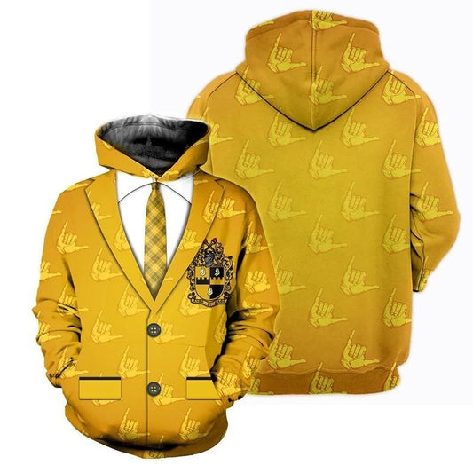 Veston Hand Sign Alpha Phi Alpha Pullover Hoodie | Getteestore.com