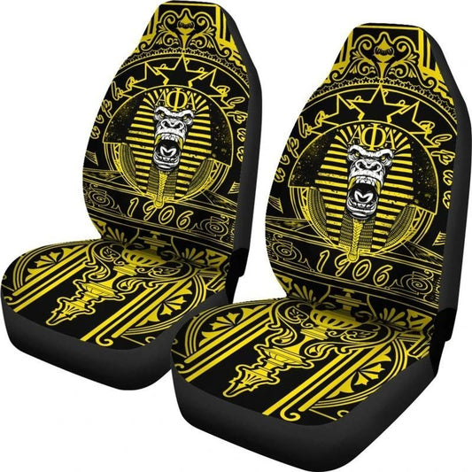 King Kong Alpha Phi Alpha Car Seat Covers (Set of 2) | Getteestore.com