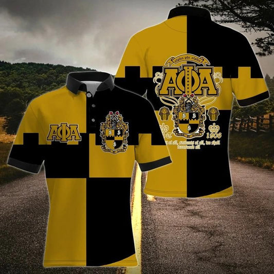 Lego Alpha Phi Alpha Polo Shirt | Getteestore.com