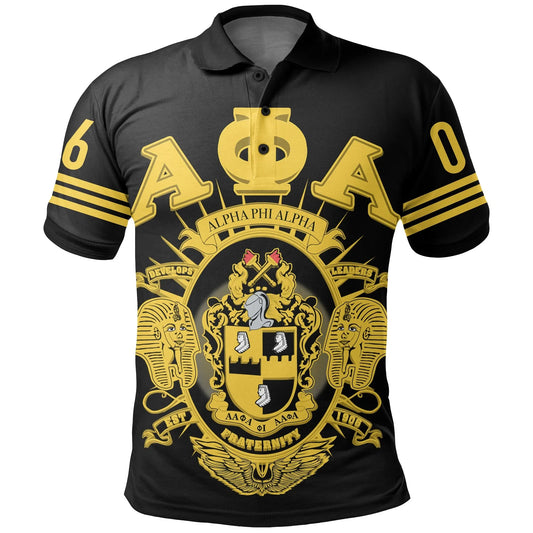 Pharaoh Alpha Phi Alpha Polo Shirt | Getteestore.com