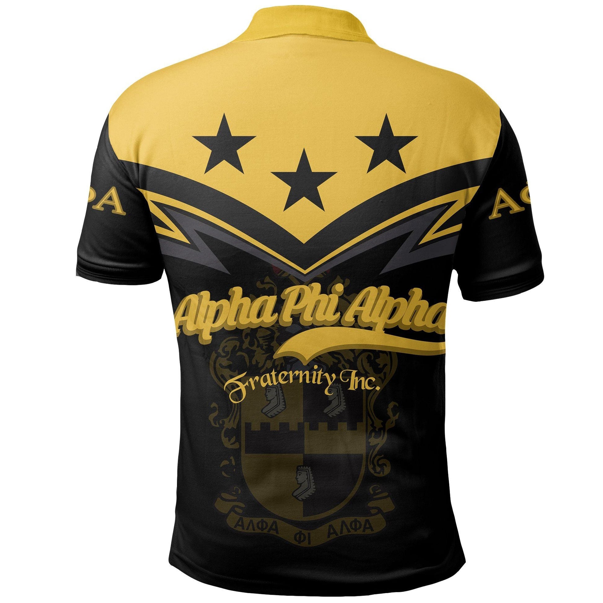 Original Alpha Phi Alpha Polo Shirt - Zig Zag Style | Gettee