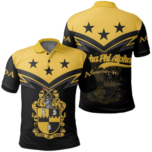 Original Alpha Phi Alpha Polo Shirt - Zig Zag Style | Getteestore.com