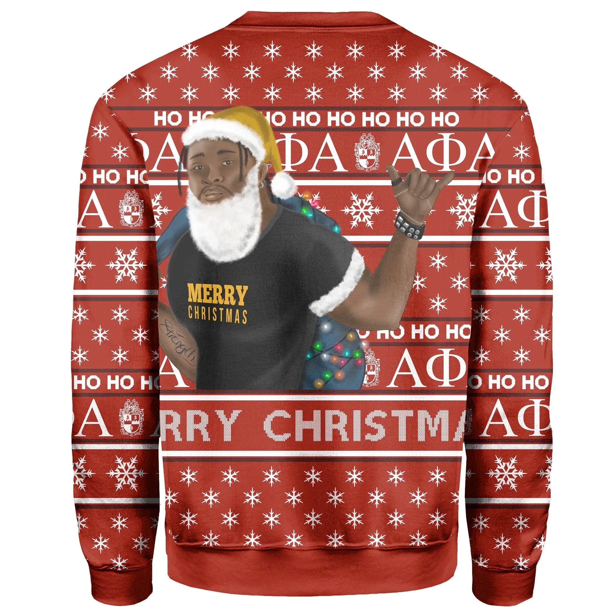 Christmas Alpha Phi Alpha Sweatshirt Best Red