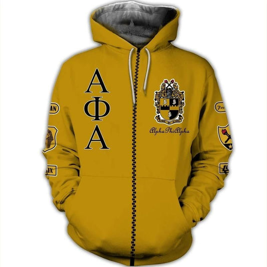 Osix Alpha Phi Alpha Zip Hoodie | Getteestore.com