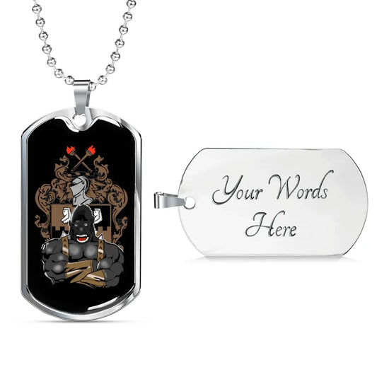 Dog Tag - Alpha Phi Alpha Monkey