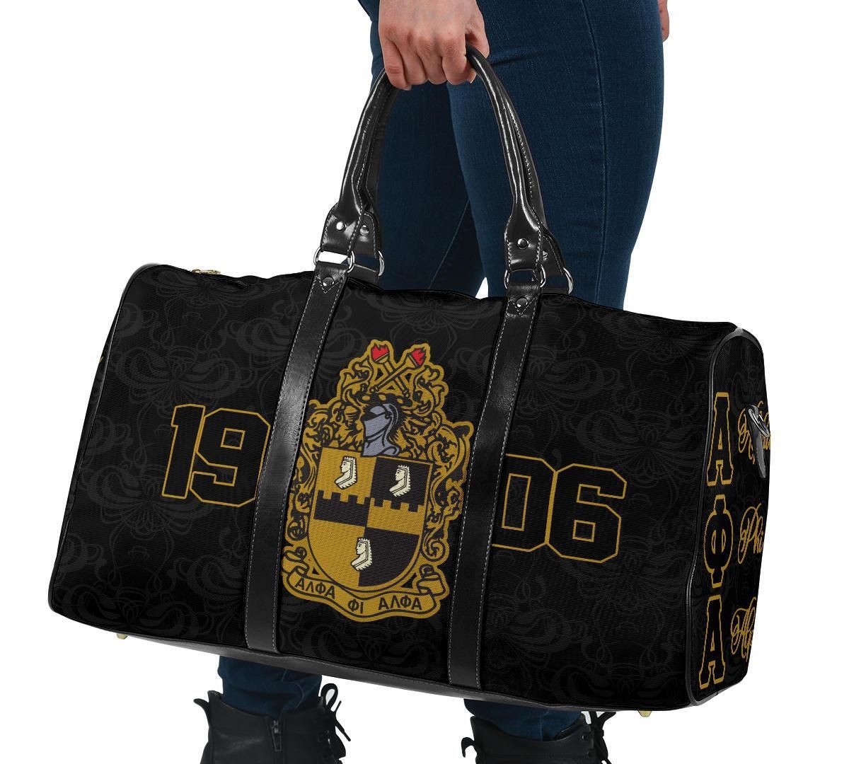 Alpha Phi Alpha Pattern Travel Bag