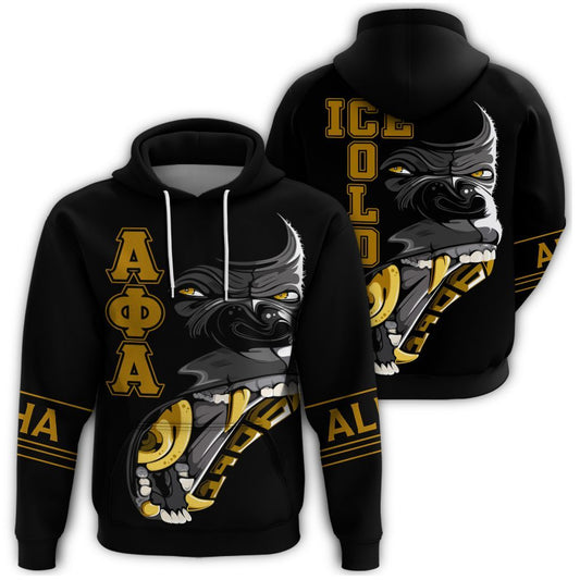 The Oldest And The Coldest Alpha Phi Alpha Hoodie