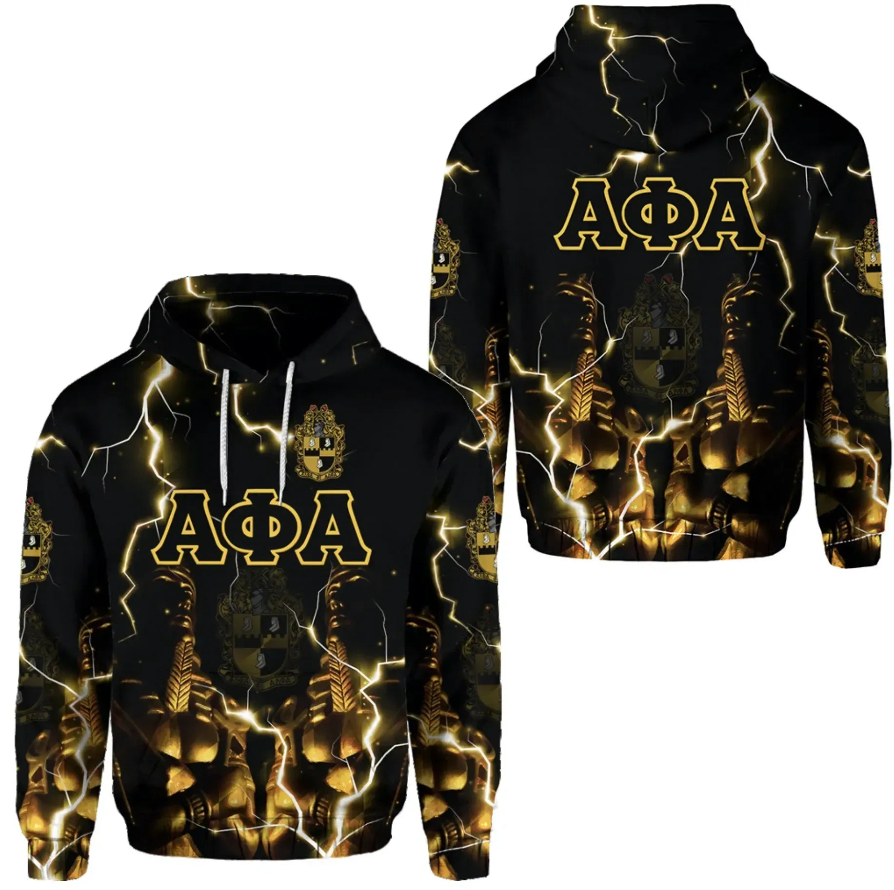 Alpha Phi Alpha Fraternity Unique Style - Sphinx Hoodie