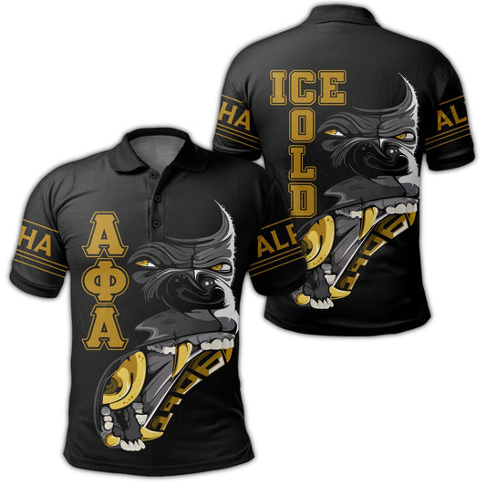 The Oldest And The Coldest Alpha Phi Alpha Polo Shirt
