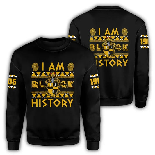 I Am Black History Alpha Phi Alpha Sweatshirt | Africazone.store