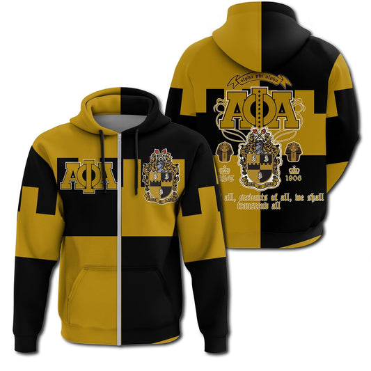 Lego Alpha Phi Alpha Zip Hoodie
