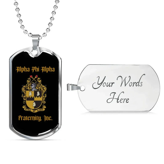 Dog Tag - Alpha Phi Alpha Style