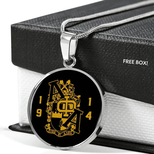 Alpha Phi Alpha Luxury Necklace Circle | Africazone.store