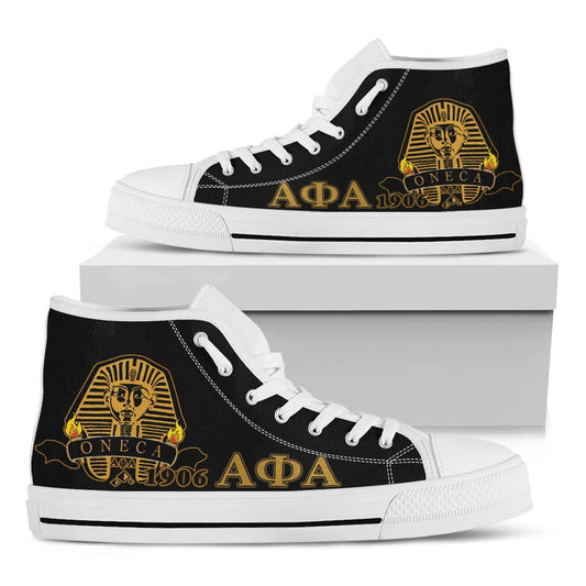Alpha Phi Alpha Symbol High Top Shoes