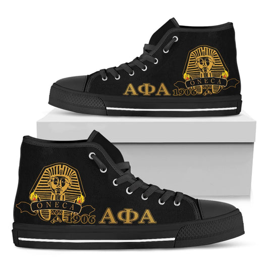 Alpha Phi Alpha Symbol High Top Shoes | Africazone.store