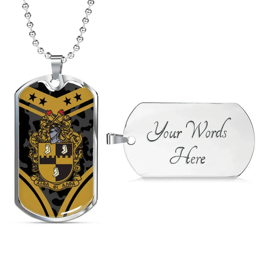Dog Tag - Alpha Phi Alpha Camouflage