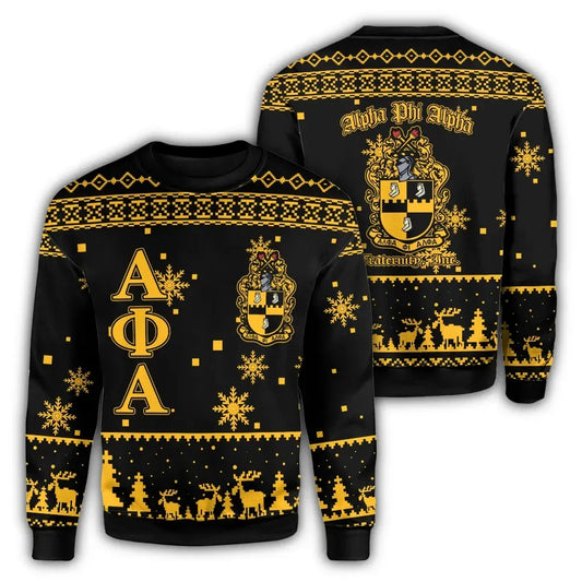 Christmas Ice Cold Alpha Phi Alpha Sweatshirt