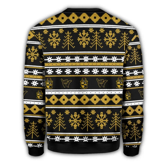 Alpha Phi Alpha Christmas Splatters Sweatshirt