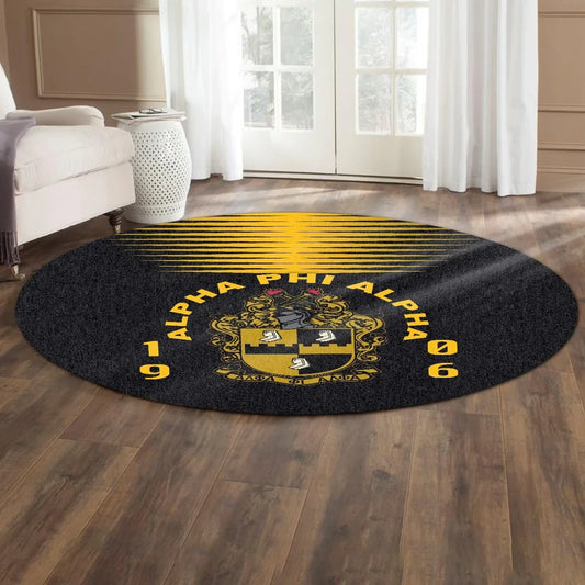 GetteeStore Carpet - Alpha Phi Alpha Fraternity Original Style NO.1 Round Carpet J5