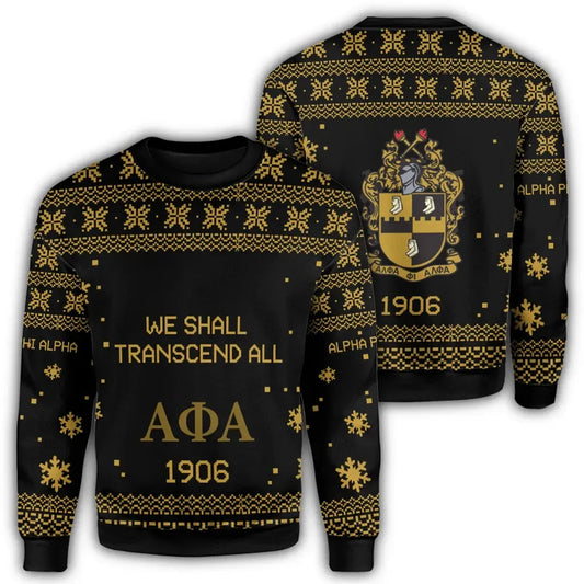 Alpha Phi Alpha Xmas Motto Sweatshirt | Africazone.store