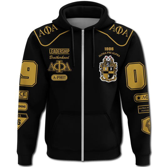 Leadership Alpha Phi Alpha Zip Hoodie