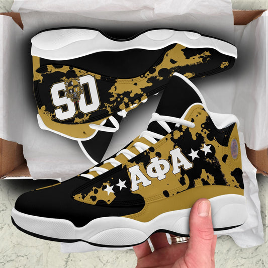 GetteeStore Shoe - CAMOUFLAGE ALPHA PHI ALPHA SNEAKERS J.13 J09
