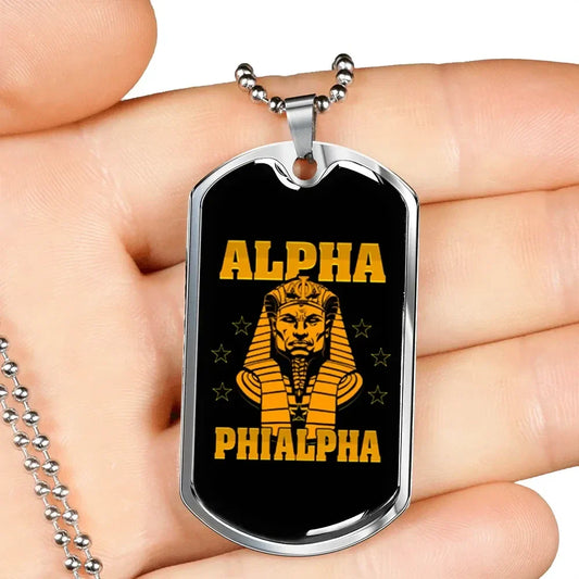 Dog Tag - Alpha Phi Alpha Letter