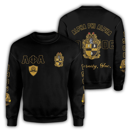 Alpha Phi Alpha Edsel Crewneck Sweatshirt | Africazone.store
