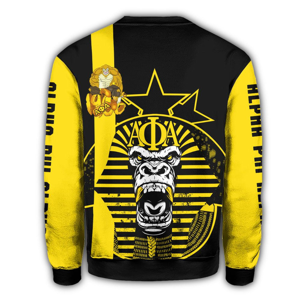 King Kong Alpha Phi Alpha Giza Crewneck Sweatshirt