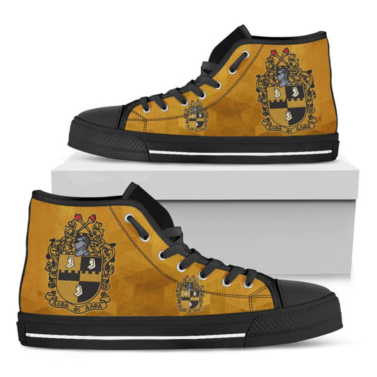 Alpha Phi Alpha Fraternity High Top Shoes | Africazone.store