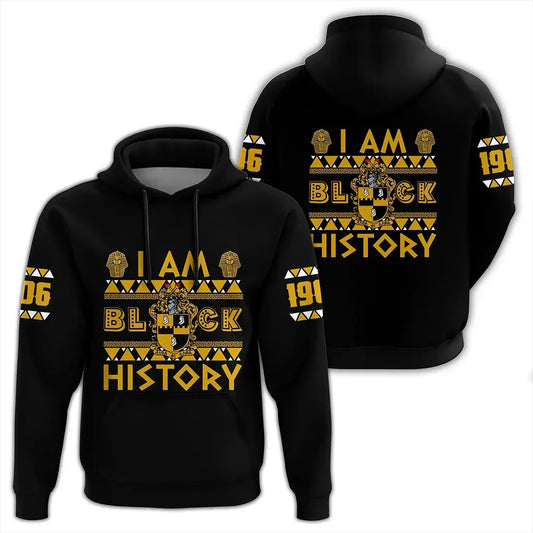 I Am Black History Alpha Phi Alpha Hoodie | Africazone.store