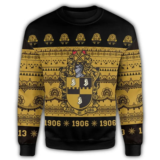 Alpha Phi Alpha Xmas Establish Year Sweatshirt