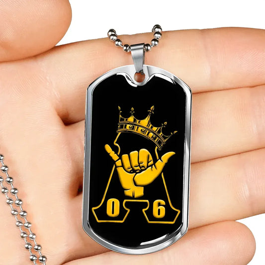 Dog Tag - Alpha Phi Alpha Hand