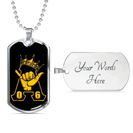 Dog Tag - Alpha Phi Alpha Hand