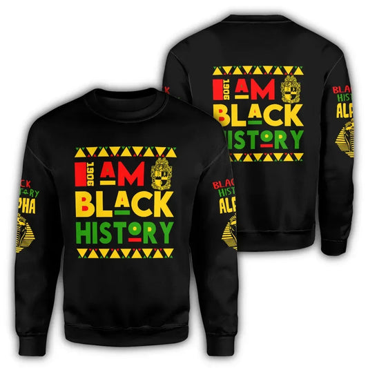 Black History Alpha Phi Alpha Sweatshirt | Africazone.store
