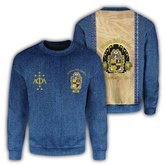 Jeans Alpha Phi Alpha Crewneck Sweatshirt