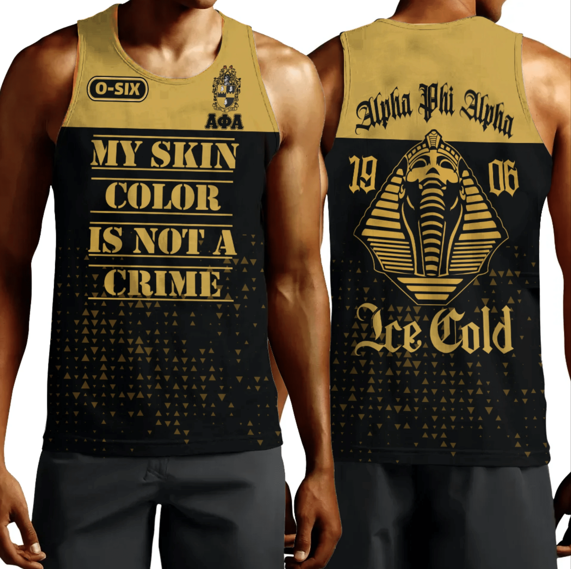 Alpha Phi Alpha Men Tank Top | Africazone.store