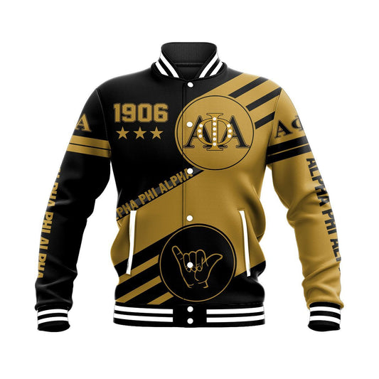 Alpha Phi Alpha Swift Balls Baseball Jacket | Africazone.store