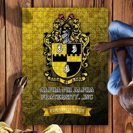 Floral Alpha Phi Alpha Jigsaw Puzzle | Getteestore.com