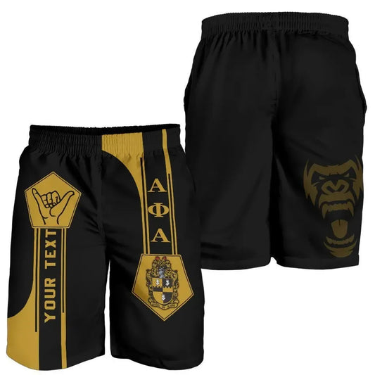 Personalised Alpha Phi Alpha Mens Short - Simple Style | Getteestore.com
