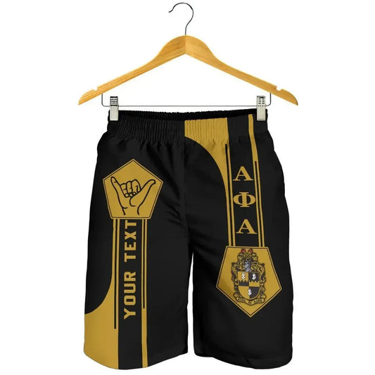 Personalised Alpha Phi Alpha Mens Short - Simple Style | Getteestore