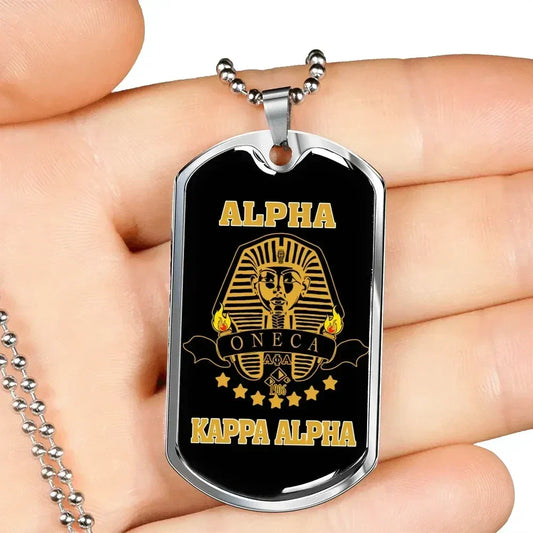 Dog Tag - Alpha Phi Alpha Oneca