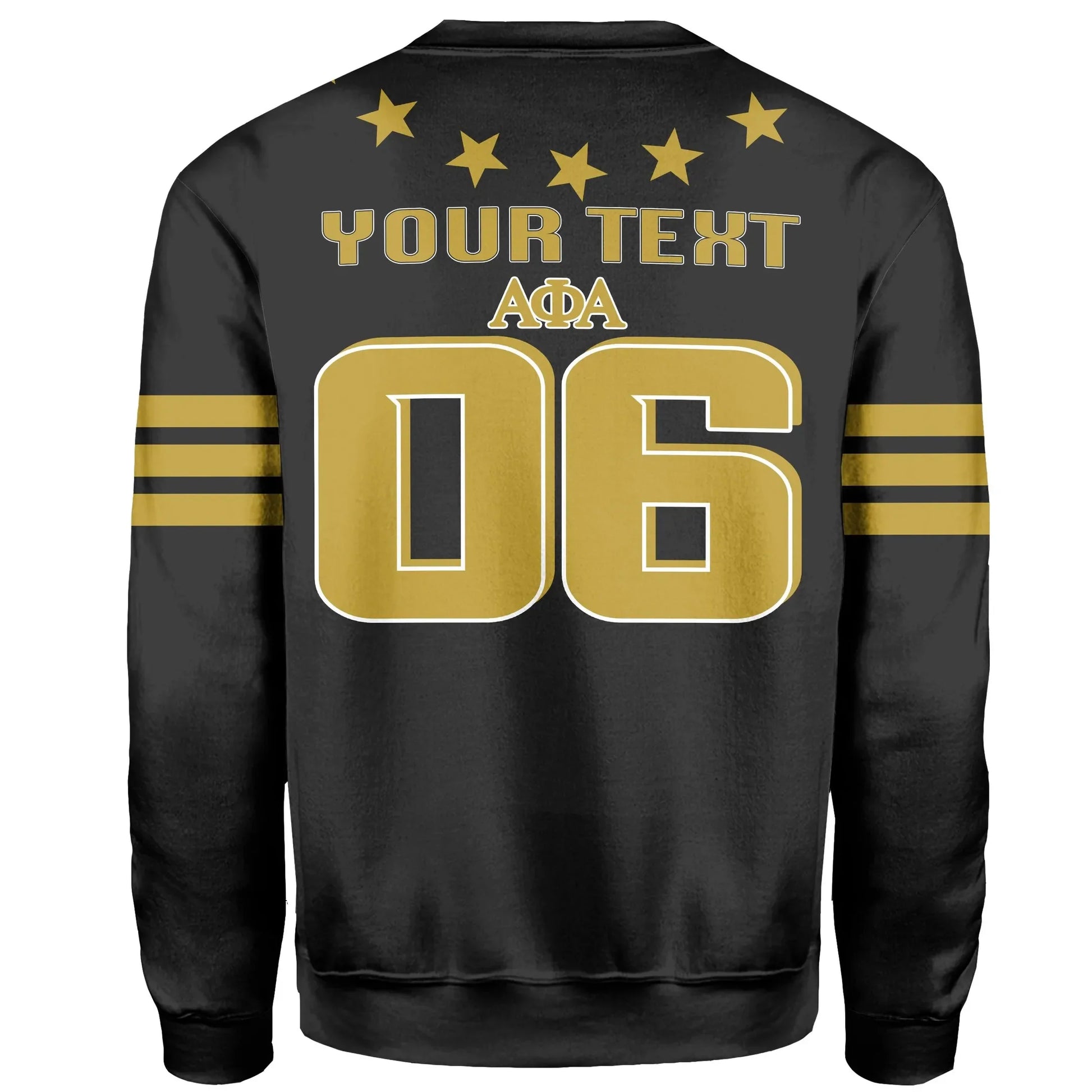 Personalised Stars Alpha Phi Alpha Sweatshirt | Gettee