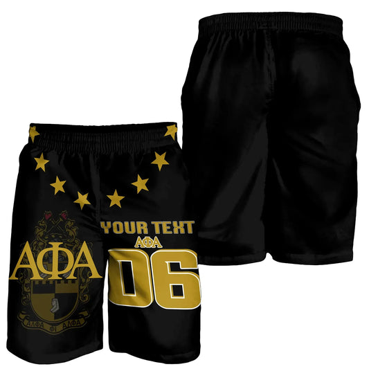 Africa Zone Shorts - Personalised Stars Alpha Phi Alpha Shorts