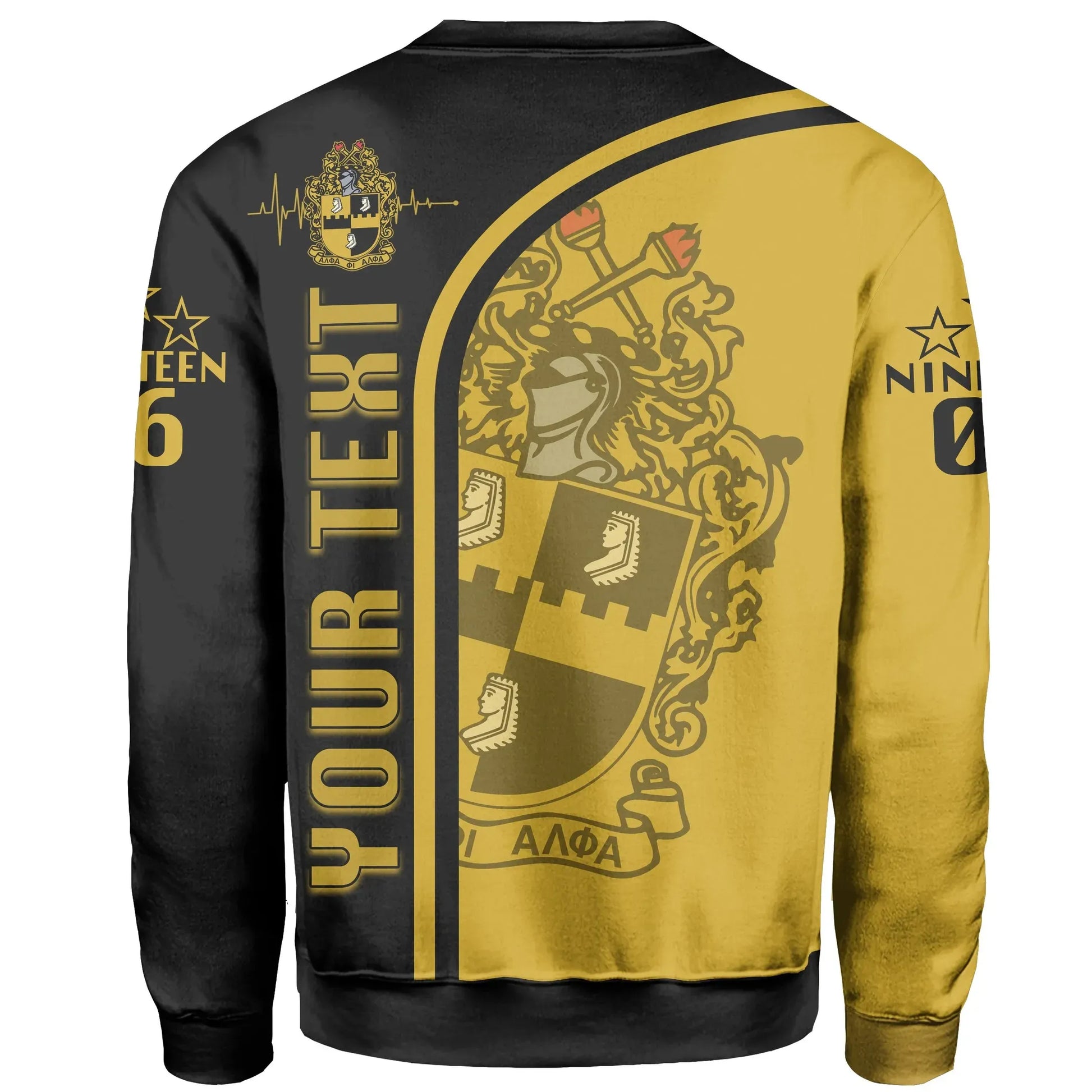 Personalised Alpha Phi Alpha In My Heart Sweatshirt | Gettee