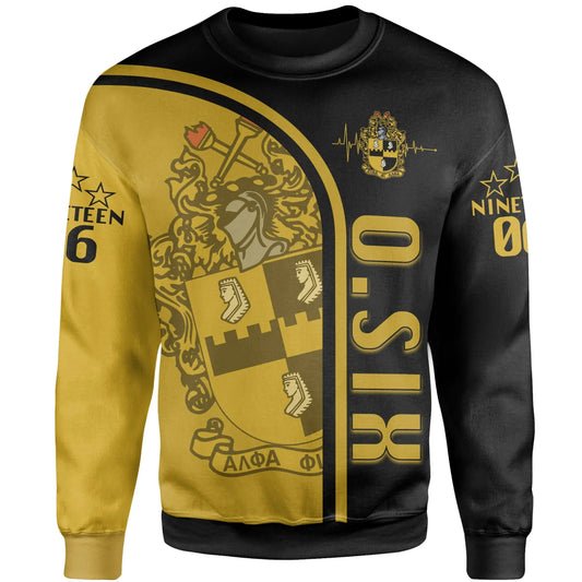 Personalised Alpha Phi Alpha In My Heart Sweatshirt | Getteestore